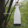 2015 new product Portale Solar panel glass Hanging christmas led bottle light